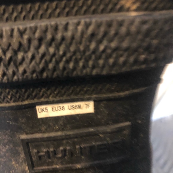 Tall Hunter Rain Boots Black Matte - Picture 3 of 3